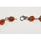 Bracelet ambre et argent Opéra