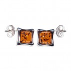 Boucles d'oreilles ambre Enzo