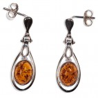 Boucles d'oreilles ambre Marijo