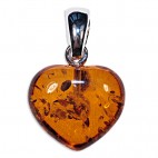 Pendentif Coeur tout ambre