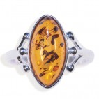 Bague ambre Anaeg