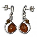 Boucles d'oreilles ambre Yanna