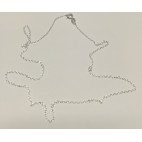 Chaine argent massif 50 cm